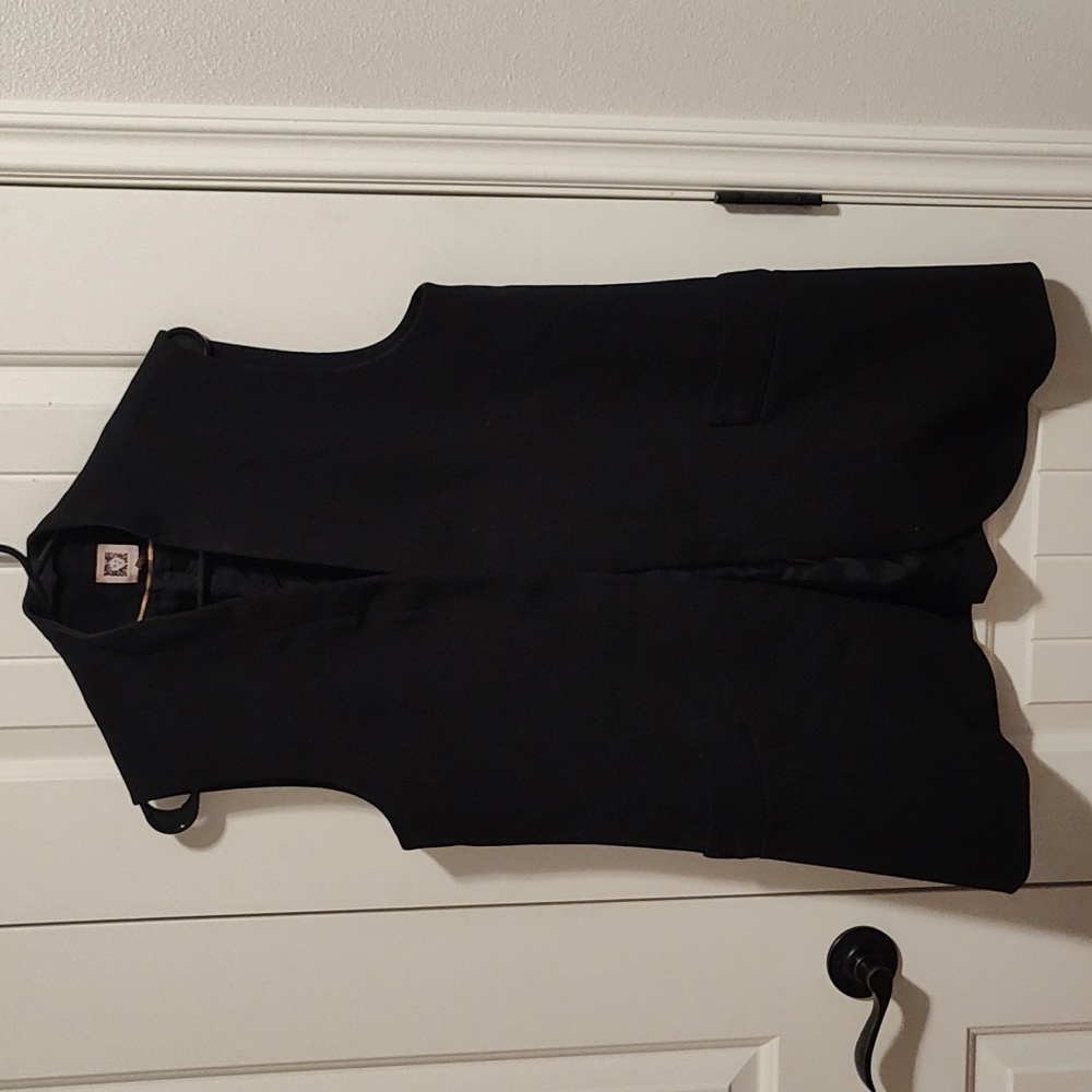 Anne Klein Black lined Vest size 14